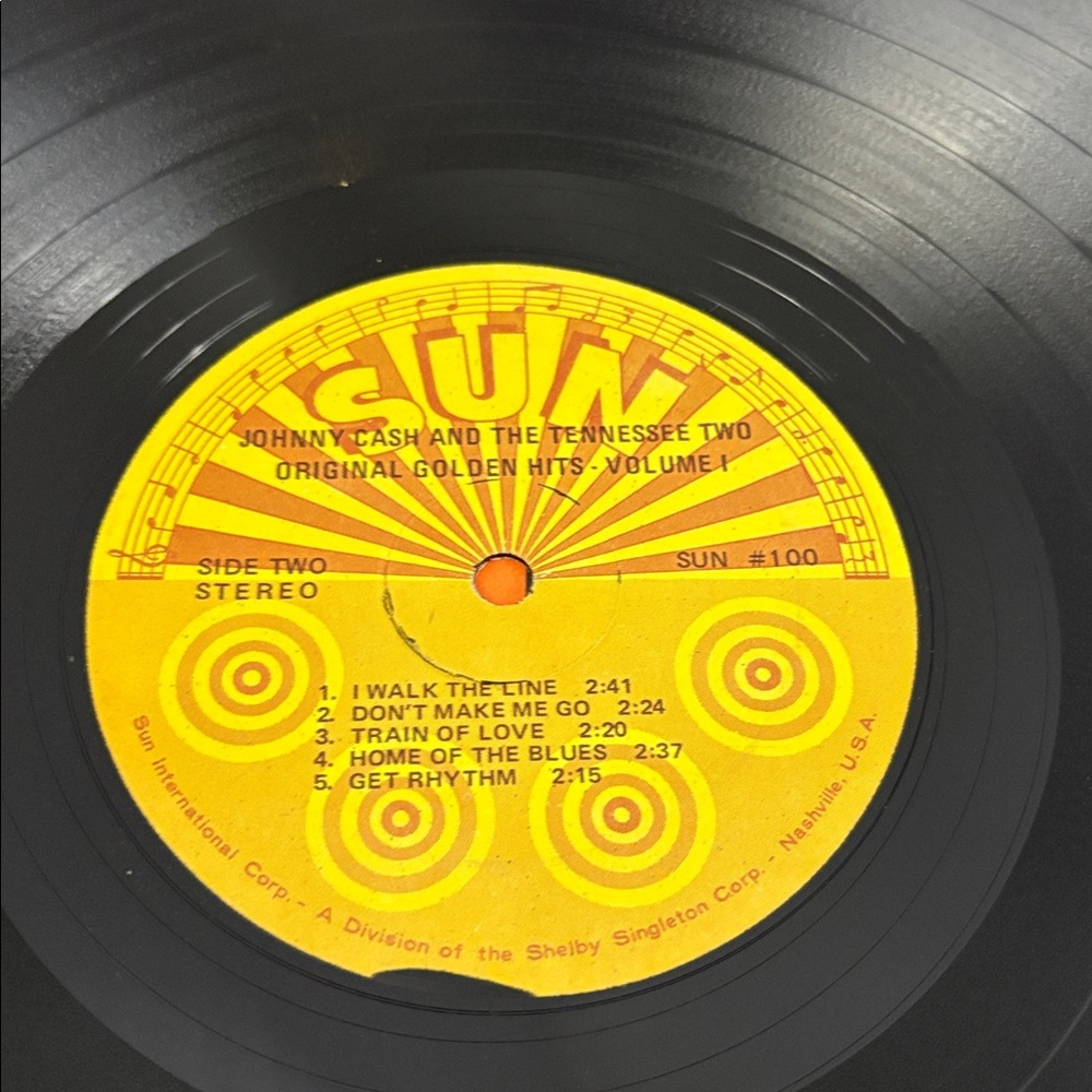 Johnny Cash And The Tennessee Two Original Golden Hits Volume I Vinyl Record LP - Picture 11 of 11